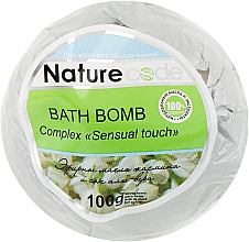 Парфумерія, косметика Бомба для ванн, біла - Nature Code Sensusal Touch Bath Bomb