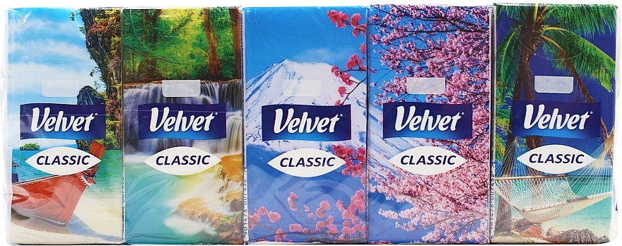 Носовые платки трехслойные "Classic" - Velvet