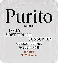 Солнцезащитный крем - Purito Seoul Daily Soft Touch Sunscreen SPF50+ PA++++ (пробник) — фото N1