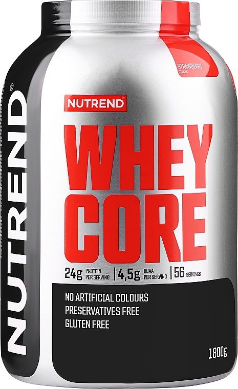 Протеин "Клубника" - Nutrend Whey Core Strawberry — фото N1