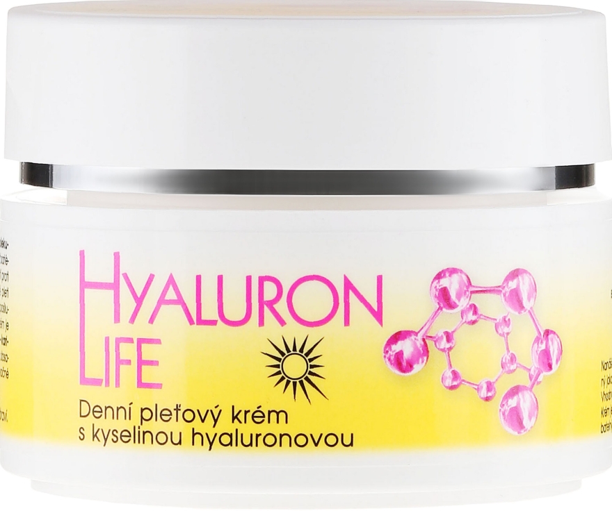Дневной крем для лица - Bione Cosmetics Hyaluron Life Day Face Cream With Hyaluronic Acid — фото N2