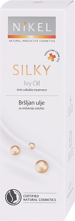 Антицелюлітна олія із плющем - Nikel Silky Ivy Oil — фото N1
