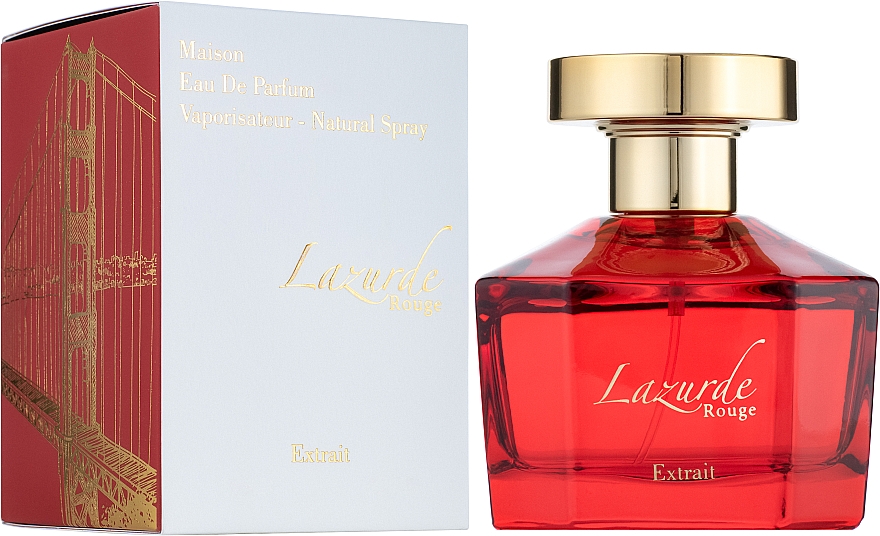 Fragrance World Lazurde Rouge Extrait - Парфюмированная вода — фото N2