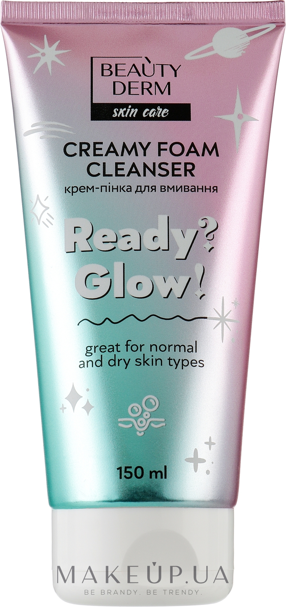 Крем-пенка для умывания Ready? Glow! - Beauty Derm — фото 150ml