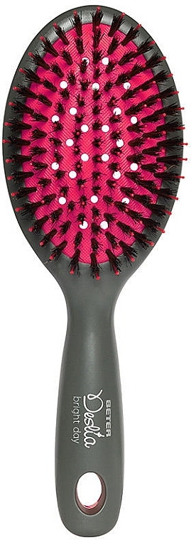 Расческа для волос распутывающая, розовая - Beter Deslia Bright Day Cushion Brush — фото N2