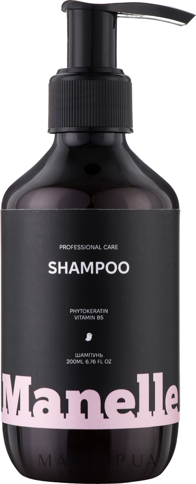 Шампунь безсульфатний - Manelle Professional Care Phytokeratin Vitamin B5 Shampoo — фото 200ml