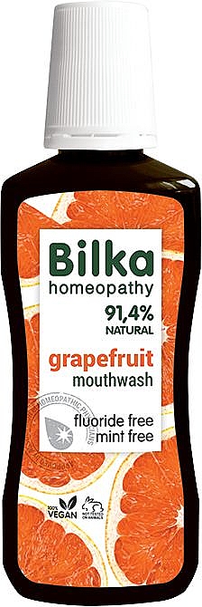 Ополаскиватель для полости рта - Bilka Homeopathy Grapefruit Mouthwash 91.4% Natural — фото N1