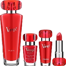 Pupa Vamp Red - Набір (edp/50ml + lipstick/3,5g + nail/polish/9ml) — фото N2