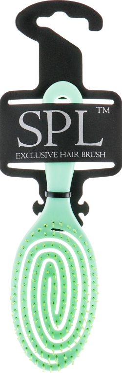 Щетка массажная, 2324, салатовая - SPL Hair Brush — фото N1