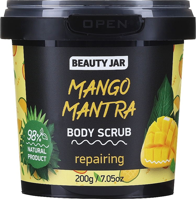 Відновлювальний скраб для тіла - Beauty Jar Mango Mantra Body Scrub — фото N1
