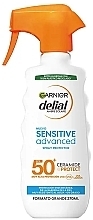 Солнцезахисний спрей - Garnier Delial Sensitive Advanced Protector Spray SPF50+ Ceramide Protect — фото N3