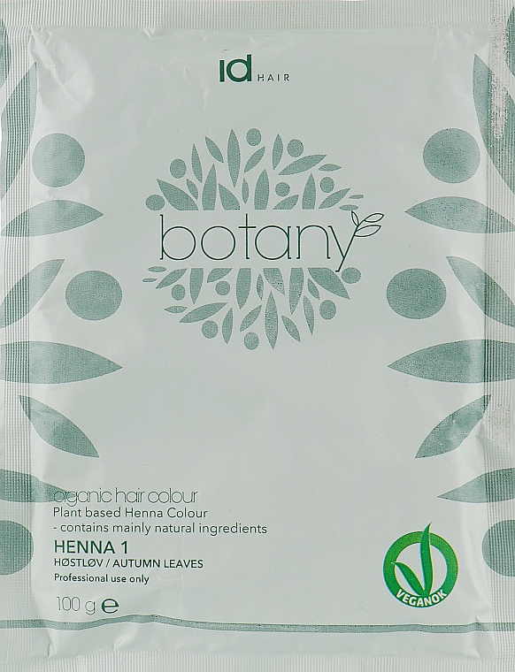 Професійна хна для фарбування волосся - IdHair Botany — фото N1