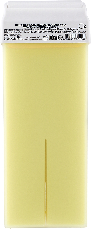 Віск для депіляції у картриджі "Лимонний" - Skin System — фото N1