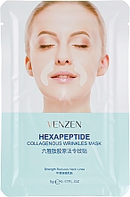 Духи, Парфюмерия, косметика Коллагеновые патчи для носогубной зоны - Venzen Hexapeptide Collagenous Wrinkles Mask