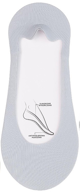 Женские короткие хлопковые носки CDB250-103, серые - Moraj — фото N1