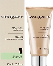 УЦІНКА Освіжальна гель-маска для обличчя - Anne Semonin Gel Mask Revitalizing (тестер) * — фото N2