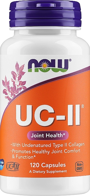 Коллаген 2 типа в капсулах - Now Foods UC-II Undenatured Collagen — фото N1