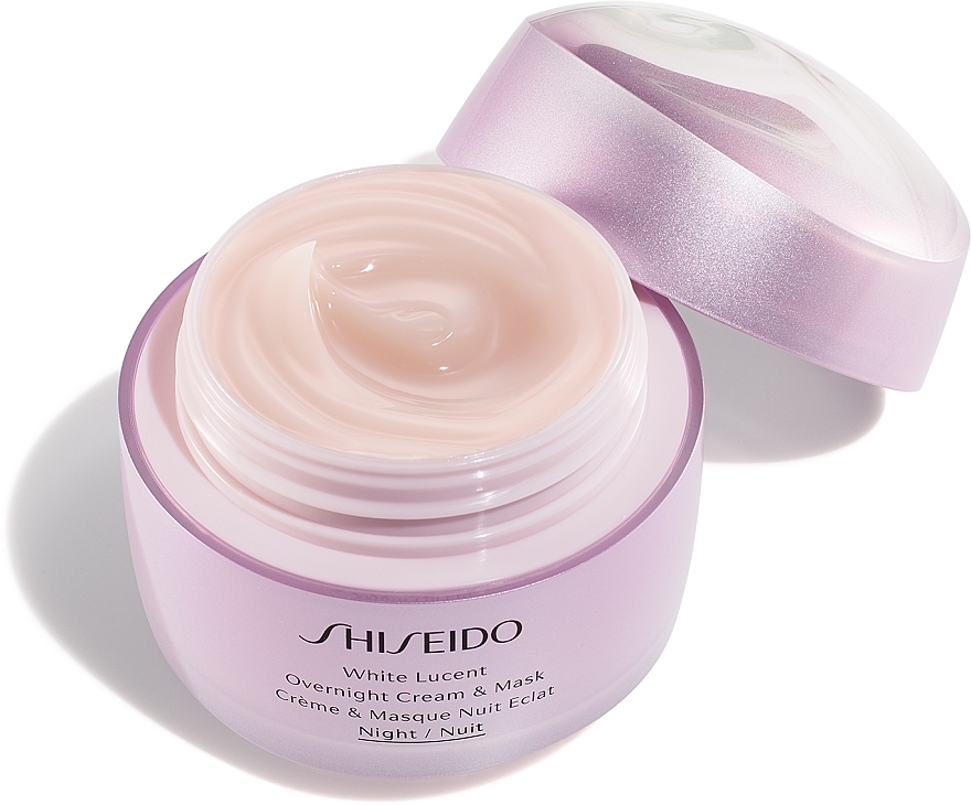 УЦЕНКА Ночной крем-маска для лица - Shiseido White Lucent Overnight Cream & Mask * — фото N2