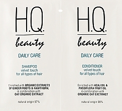 Духи, Парфюмерия, косметика Набор пробников для всех типов волос - H.Q.Beauty Daily Care (h/shm/10ml + h/cond/10ml)