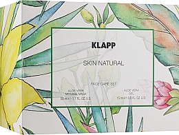 Духи, Парфюмерия, косметика Набор для ухода за кожей лица - Klapp Skin Natural Face Care Set (gel/15ml + mask/50ml)