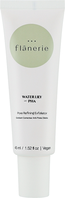 Маска для лица - Flanerie Water Lily Pha Pore Refining Exfoliator — фото N1