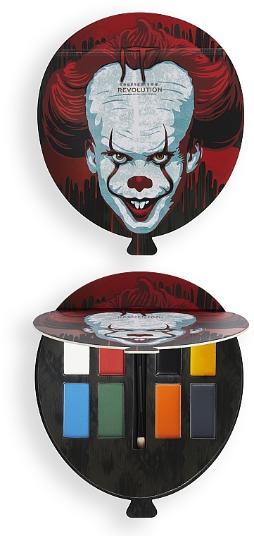 Грим для обличчя й тіла - Makeup Revolution X IT Clown Artist Paint Set — фото N2
