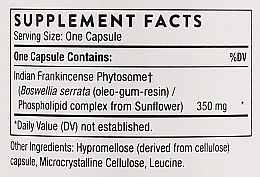 Диетическая добавка "Фитосома босвелии", капсулы - Thorne Research Boswellia Phytosome — фото N3