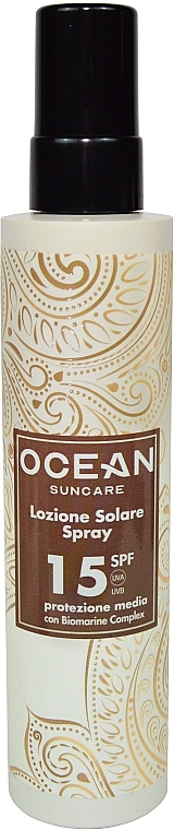 Солнцезащитный лосьон-спрей SPF15 - Emocean Ocean Suncare Lozione Solare Spray SPF15 — фото N1