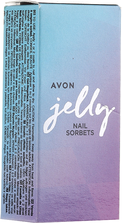 Лак для нігтів - Avon Jelly Nail Sorbet — фото N2