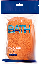 Духи, Парфюмерия, косметика Мочалка банная, оранжевая - Suavipiel Microfiber Bath Sponge Extra Soft