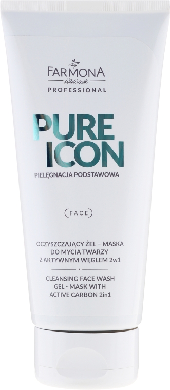 Очищающая гель-маска для лица - Farmona Professional Pure Icon Cleansing Face Wash Gel-Mask — фото N1