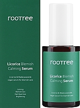 Заспокійлива сироватка проти недосконалостей шкіри - Rootree Licorice Blemish Calming Serum — фото N2