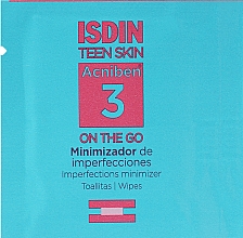 Духи, Парфюмерия, косметика Очищающие салфетки для лица - Isdin Teen Skin Acniben