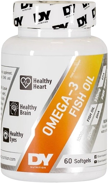 Харчова добавка "Омега 3" - DY Nutrition Omega 3 Fish Oil — фото N1