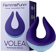 Клиторный вибратор с трепещущим кончиком, фиолетовый - Femme Funn Volea Fluttering Tip Vibrator  — фото N3