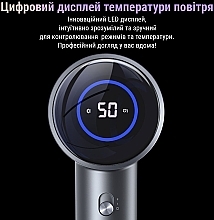 Професійний фен для волосся, сірий - Aimed Hair Master PRO — фото N2