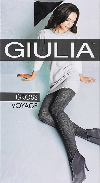 Колготки для женщин "Gross Voyage. Model 1" 200 Den, nero - Giulia