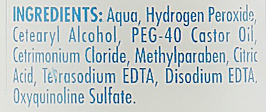 Емульсійний окислювач 30 Vol - Parisienne Acqua Ossigenata Emulsionata — фото N3