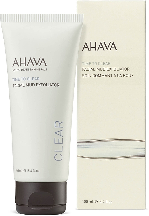 Грязьовий пілінг для обличчя - Ahava Time To Clear Facial Mud Eхfoliator — фото N2