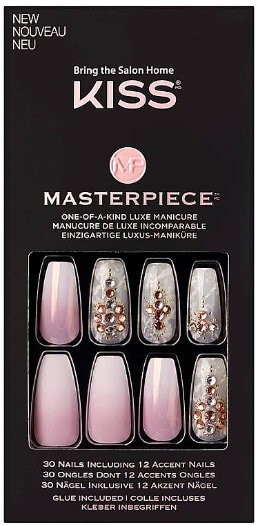Твердый лак для ногтей - Kiss Masterpiece One-Of-A-Kind Luxe Mani — фото N1
