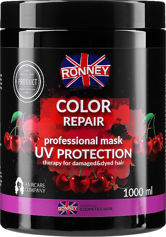 Маска для волос с УФ-защитой - Ronney Professional Color Repair Mask UV Protection — фото N3