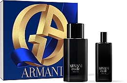 Духи, Парфюмерия, косметика Giorgio Armani Armani Code - Набор (parfum/75ml + parfum/15ml)