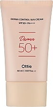 Сонцезахисний крем для проблемної шкіри - Ottie Derma Control Sun Cream SPF50+ PA + + + + — фото N1