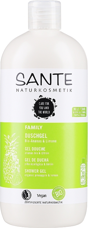 Гель для душу - Sante Family Shower Gel Pineapple & Lemon — фото N3