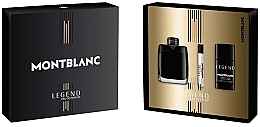 Духи, Парфюмерия, косметика Montblanc Legend Eau - Набор (edp/100ml + edp/7.5ml + deo/stick/75ml)