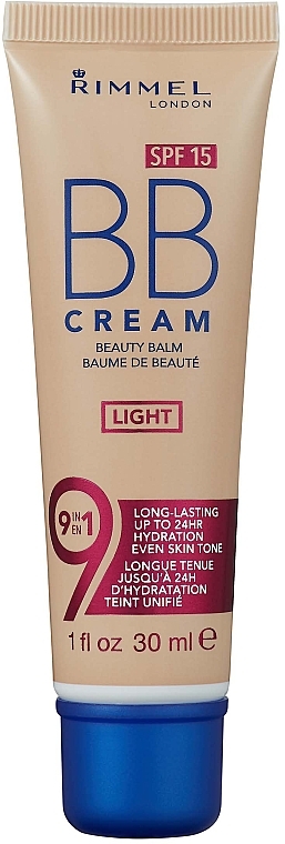 ВВ-крем - Rimmel BB Cream 9-in-1 Skin Perfecting Super Makeup SPF 15 — фото N1