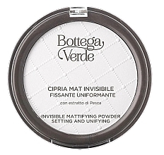 Пудра для лица - Bottega Verde Invisible Mattifying Powder With Peach Extract Setting And Unifying — фото N1