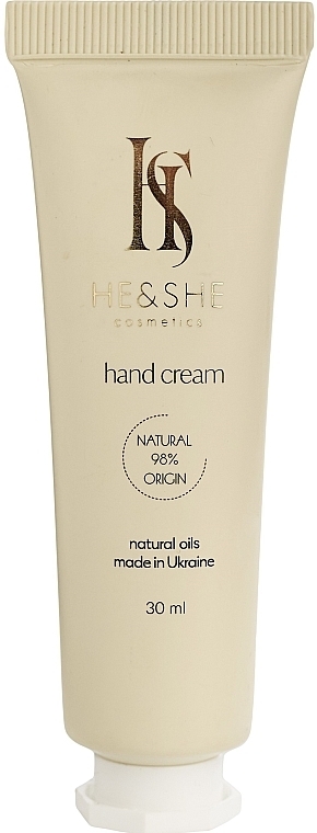 Зволожувальний крем для рук - He&She Cosmetics Nand Cream — фото N1