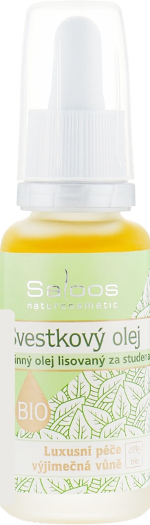Растительное органическое масло сливы - Saloos Vegetable Organic Oil — фото N3