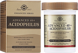Харчова добавка для підтримування кишкової флори - Solgar Advanced 40+ Acidophilus Food Supplement — фото N3